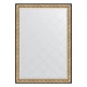 Зеркало настенное с гравировкой EVOFORM в багетной раме барокко золото, 135х190 см, BY 4509