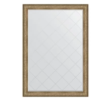 Зеркало настенное с гравировкой EVOFORM в багетной раме виньетка античная бронза, 135х190 см, BY 4511