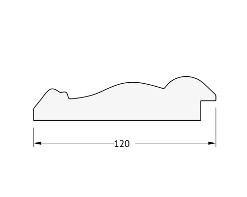 Зеркало настенное с гравировкой EVOFORM в багетной раме состаренная бронза с орнаментом, 137х192 см, BY 4515