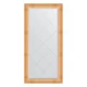 Зеркало настенное с гравировкой EVOFORM в багетной раме травленое золото, 76х158 см, BY 4523