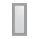 Зеркало настенное с гравировкой EVOFORM в багетной раме серебряная кольчуга, 57х127 см, BY 4542