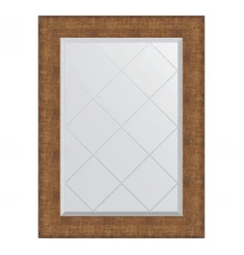 Зеркало настенное с гравировкой EVOFORM в багетной раме медная кольчуга, 67х89 см, BY 4555