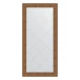 Зеркало настенное с гравировкой EVOFORM в багетной раме медная кольчуга, 77х159 см, BY 4559