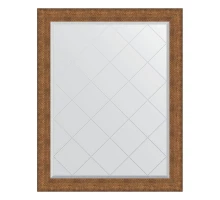 Зеркало настенное с гравировкой EVOFORM в багетной раме медная кольчуга, 97х122 см, BY 4561