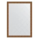 Зеркало настенное с гравировкой EVOFORM в багетной раме медная кольчуга, 132х187 см, BY 4564