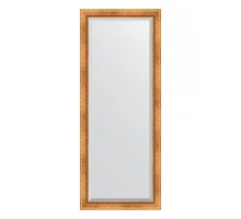 Зеркало напольное с фацетом EVOFORM в багетной раме римское золото, 81х201 см, BY 6117