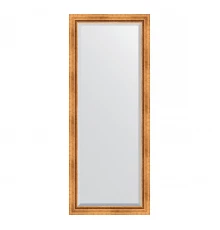 Зеркало напольное с фацетом EVOFORM в багетной раме римское золото, 81х201 см, BY 6117
