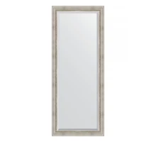 Зеркало напольное с фацетом EVOFORM в багетной раме римское серебро, 81х201 см, BY 6118