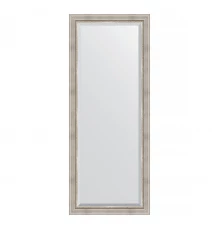 Зеркало напольное с фацетом EVOFORM в багетной раме римское серебро, 81х201 см, BY 6118