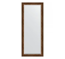 Зеркало напольное с фацетом EVOFORM в багетной раме римская бронза, 81х201 см, BY 6119