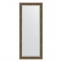 Зеркало напольное с фацетом EVOFORM в багетной раме вензель серебряный, 84х204 см, BY 6132
