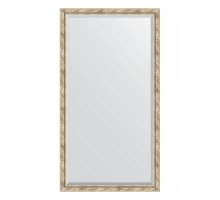Зеркало напольное с фацетом EVOFORM в багетной раме прованс с плетением, 108х198 см, BY 6144