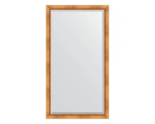 Зеркало напольное с фацетом EVOFORM в багетной раме римское золото, 111х201 см, BY 6157