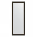 Зеркало напольное с фацетом EVOFORM в багетной раме чёрное дерево с золотом, 79х198 см, BY 6185