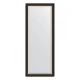 Зеркало напольное с фацетом EVOFORM в багетной раме чёрное дерево с золотом, 79х198 см, BY 6185