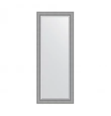 Зеркало напольное с фацетом EVOFORM в багетной раме серебряная кольчуга, 82х202 см, BY 6187