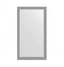 Зеркало напольное с фацетом EVOFORM в багетной раме серебряная кольчуга, 112х202 см, BY 6188