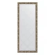 Зеркало напольное с гравировкой  EVOFORM  в багетной раме серебряный бамбук, 78х198 см, BY 6307