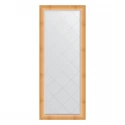 Зеркало напольное с гравировкой  EVOFORM  в багетной раме травленое золото, 81х201 см, BY 6316