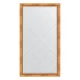 Зеркало напольное с гравировкой  EVOFORM  в багетной раме римское золото, 111х201 см, BY 6357
