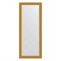 Зеркало напольное с гравировкой  EVOFORM  в багетной раме чеканка золотая, 81х201 см, BY 6382