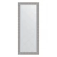 Зеркало напольное с гравировкой  EVOFORM  в багетной раме чеканка серебряная, 81х201 см, BY 6383