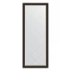 Зеркало напольное с гравировкой  EVOFORM  в багетной раме чёрное дерево с золотом, 79х198 см, BY 6387