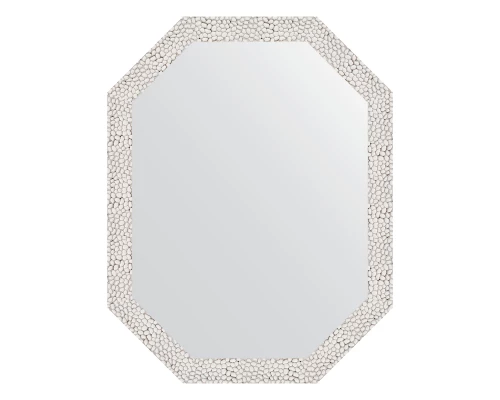 Зеркало настенное Polygon EVOFORM в багетной раме чеканка белая, 53х68 см, BY 7002