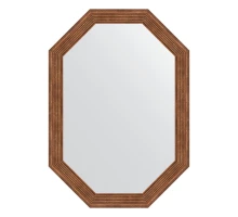 Зеркало настенное Polygon EVOFORM в багетной раме сухой тростник, 49х69 см, BY 7013