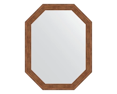 Зеркало настенное Polygon EVOFORM в багетной раме сухой тростник, 54х69 см, BY 7014