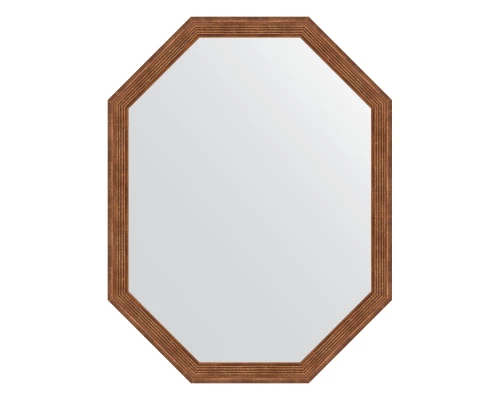 Зеркало настенное Polygon EVOFORM в багетной раме сухой тростник, 69х89 см, BY 7016