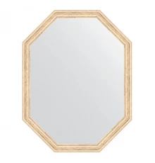 Зеркало настенное Polygon EVOFORM в багетной раме слоновая кость, 69х89 см, BY 7020