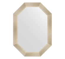 Зеркало настенное Polygon EVOFORM в багетной раме травленое серебро, 50х70 см, BY 7041