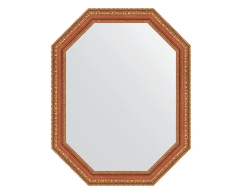 Зеркало настенное Polygon EVOFORM в багетной раме бронзовые бусы на дереве, 56х71 см, BY 7054