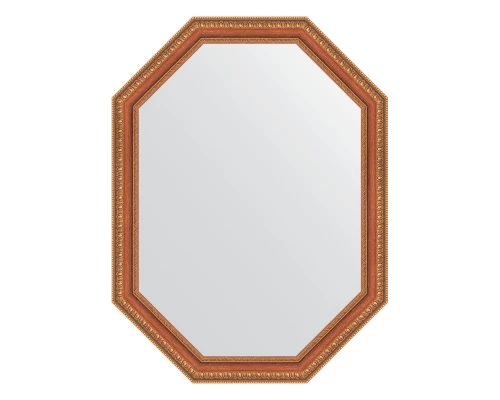 Зеркало настенное Polygon EVOFORM в багетной раме бронзовые бусы на дереве, 61х81 см, BY 7055