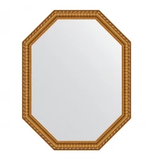 Зеркало настенное Polygon EVOFORM в багетной раме золотой акведук, 70х90 см, BY 7060