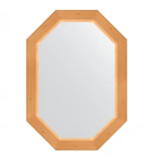 Зеркало настенное Polygon EVOFORM в багетной раме сосна, 51х71 см, BY 7061