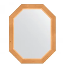 Зеркало настенное Polygon EVOFORM в багетной раме сосна, 56х71 см, BY 7062