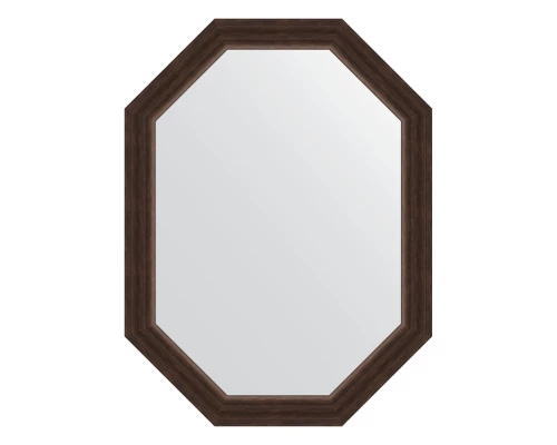 Зеркало настенное Polygon EVOFORM в багетной раме палисандр, 61х81 см, BY 7067