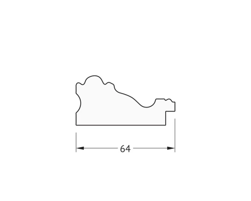 Зеркало настенное Polygon EVOFORM в багетной раме версаль бронза, 57х72 см, BY 7070