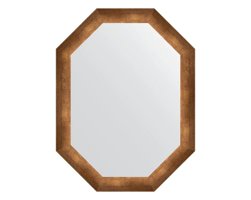 Зеркало настенное Polygon EVOFORM в багетной раме состаренная бронза, 62х82 см, BY 7079