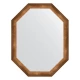 Зеркало настенное Polygon EVOFORM в багетной раме состаренная бронза, 72х92 см, BY 7080