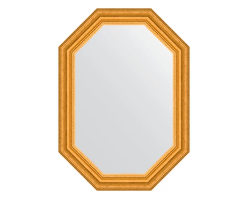 Зеркало настенное Polygon EVOFORM в багетной раме состаренное золото, 52х72 см, BY 7081