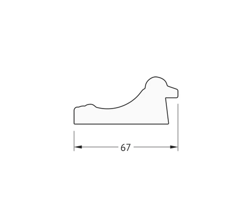 Зеркало настенное Polygon EVOFORM в багетной раме состаренное золото, 57х72 см, BY 7082
