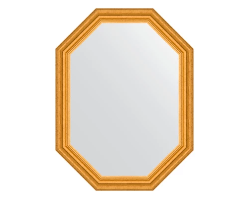 Зеркало настенное Polygon EVOFORM в багетной раме состаренное золото, 62х82 см, BY 7083
