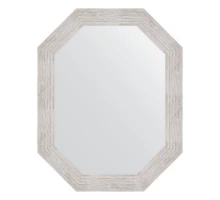 Зеркало настенное Polygon EVOFORM в багетной раме серебряный дождь, 57х72 см, BY 7086