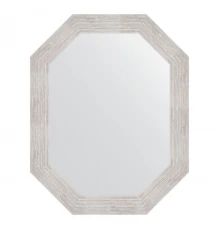 Зеркало настенное Polygon EVOFORM в багетной раме серебряный дождь, 57х72 см, BY 7086