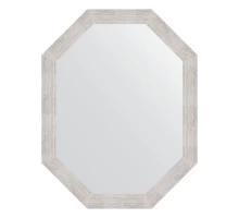 Зеркало настенное Polygon EVOFORM в багетной раме серебряный дождь, 72х92 см, BY 7088