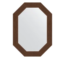 Зеркало настенное Polygon EVOFORM в багетной раме мозаика античная медь, 52х72 см, BY 7089