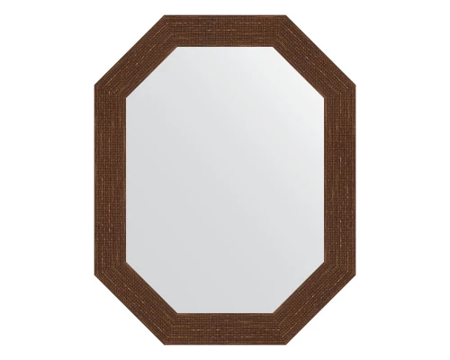 Зеркало настенное Polygon EVOFORM в багетной раме мозаика античная медь, 57х72 см, BY 7090